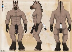 2016 5_fingers abs anatomically_correct anatomically_correct_penis animal_genitalia animal_penis anthro balls biceps biped black_balls black_fur black_mane black_nipples black_penis black_tail blue_eyes brown_fur color_swatch digital_media_(artwork) draft_horse elbestia equine equine_penis eyebrows facial_markings front_view fur gloves_(marking) grey_fur grey_hooves hooves horse horsecock humanoid_hands inner_ear_fluff long_penis looking_at_viewer male mammal mane markings medial_ring model_sheet mottled_penis multicolored_fur multicolored_penis multiple_angles muscular muscular_male nipples nude pecs penis pepsi_(fa) pink_penis rear_view serratus shane_manning side_view signature simple_background snout solo standing tail_wraps tan_background textured_background two_tone_penis wraps