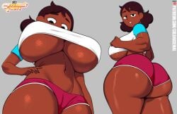 coldarsenal connie_maheswaran huge_ass huge_breasts steven_universe useless_clothing