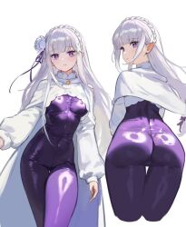 emilia (re:zero) from re:zero kara hajimeru isekai seikatsu by foolish potato