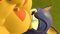 3d 3d_(artwork) ass big_ass big_booty big_breasts big_butt booty breasts catmario157 completely_nude completely_nude_female facesitting female green_hill_zone hand_on_hip kabalmystic_(style) naked naked_female sally_acorn sally_acorn_(kabalmystic) sfm sitting sitting_on_face sitting_on_person sonic_(series) sonic_the_hedgehog sonic_the_hedgehog_(series) source_filmmaker thumbs_up