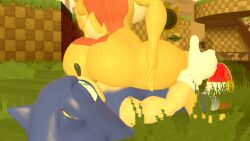 3d 3d_(artwork) ass big_ass big_booty big_breasts big_butt booty breasts catmario157 completely_nude completely_nude_female facesitting female green_hill_zone hand_on_hip kabalmystic_(style) naked naked_female sally_acorn sally_acorn_(kabalmystic) sfm sitting sitting_on_face sitting_on_person sonic_(series) sonic_the_hedgehog sonic_the_hedgehog_(series) source_filmmaker thumbs_up