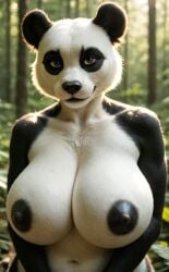 1female 1girls ai_assisted ai_generated anthro anthro_female anthro_focus anthro_only black_areola black_fur black_hair black_nipples black_nose black_pupils brown_eyes civitai coloredbin.ai coloredbin_ai donkey_ears female female_anthro female_focus female_only forest forest_background front_view front_view_focus huge_boobs huge_breasts huge_breasts humanoid humanoid_anthro humanoid_female large_boobs large_breasts large_tits looking_at_viewer massive_boobs massive_breasts massive_tits outdoor_exposure outdoor_nudity outdoors outside outside_nudity panda panda_ears panda_girl plump_boobs plump_breasts plump_tits portrait realistic safari_girls seductive seductive_eyes seductive_gaze seductive_look solo solo_anthro solo_female solo_focus standing standing_position two_tone_fur two_tone_hair upper_body upper_body_focus upper_body_only white_fur white_hair white_underbelly