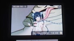 amber_eyes bare_arms bare_breasts bare_legs bare_midriff bare_shoulders bare_thighs belly_button bikini black_hair blue_boots blue_eyes blue_loincloth blush boots bracelet chain_pull chained chained_collar chains cleavage collar dungeon_ni_deai_wo_motomeru_no_wa_machigatteiru_darou_ka exposed_boobs exposed_breasts exposed_nipple exposed_nipples female gold_bracelet golden_bracelet green_skin gritted_teeth grope grope_chest grope_from_behind groped groped_from_behind gropeing groping groping_boobs groping_breasts hair_ornament hestia_(danmachi) hutt jabba_the_hutt loincloth long_black_hair long_hair lotharhutt_(artist) metal_bikini midriff monster navel nipple nipple_exposed nipple_out nipples nipples_exposed nipples_outside salacious_crumb slave slave_bikini slave_collar slave_leia_(cosplay) slave_outfit slavegirl star_wars sweat sweatdrop tagme tan_skin tongue tongue_lick tongue_licking tongue_out twintails video