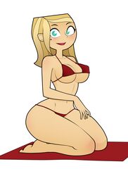 alternate_version_available amy_(tdi) bikini blonde_hair female female_only rodjim solo swimsuit total_drama:_pahkitew_island total_drama_island towel white_background