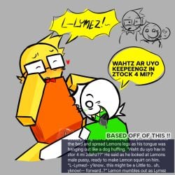 blocky_body cuntboy lemon lime roblox roblox_myth roblox_oc robloxian self_upload speech_bubble tagme tagme_(artist) text