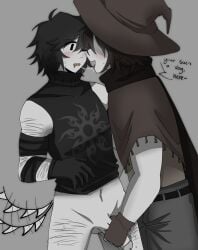 artist_request azure_(forsaken) balls bottomless dick english_text forsaken_(roblox) gay male masturbation penis roblox roblox_game robloxian saliva_string scars source_request tagme text two_time_(forsaken)