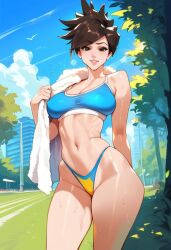 tracer from overwatch by hellblueboy4