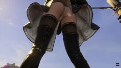 android ass booty eve_(stellar_blade) female machine nier:_automata nier_(series) robot stellar_blade yorha_2b