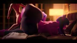 1boy 1girls 3d animated anthro ass female huge_ass male male/female my_little_pony scrag_boy sex side_view tagme twilight_sparkle_(mlp) video