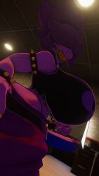 1futa 3d anthro big_ass big_penis breasts deltarune eyes_covered from_below from_side futanari hair_over_eyes hand_on_hip huge_breasts intersex looking_at_viewer low-angle_view purple_body reptile scalie sharp_teeth sloppydragons solo spiked_bracelet susie_(deltarune) tagme undertale_(series) vrchat wide_hips wrist_cuffs