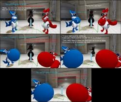 afurryaltnsfw ambiguous_gender anthro belly claws duo feet fingers fluffy fur gender group hair handpaw hi_res inflation inner intersex intersex/male leaning liquid machine male nude paws protogen relaxing solo tail toes tongue trio tuft visor