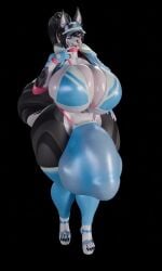 2025 3:5 3d_(artwork) animated anthro ass balls big_balls big_breasts big_bulge big_butt big_penis big_tail black_body black_fingernails black_hair black_lips black_nails blue_bra blue_clothing blue_eyes blue_jacket blue_legwear blue_thigh_highs blue_topwear blue_underwear bra bra_strap breasts bulge canid canine choker cleavage cleavage_overflow clothed clothing colored_nails colored_toenails curvy_figure detailed_bulge digital_media_(artwork) ear_piercing ear_ring ear_tuft facial_piercing feet fingerless_gloves fingernails footwear fur fur_markings g-string genital_outline genitals gloves gynomorph hair hair_between_eyes hand_on_hip handwear hat headgear headwear hi_res high_heels huge_balls huge_breasts huge_bulge huge_butt huge_cock huge_hips huge_tail huge_thighs hyper hyper_balls hyper_bulge hyper_genitalia hyper_penis intersex jacket jewelry legwear lips mammal mandra57 markings moxie_(doggod.va) multicolored_body multicolored_hair nails navel navel_piercing necklace no_sound nose_piercing penis penis_outline piercing platform_footwear platform_heels ring_piercing shoes short_playtime skindentation solo tagme tail thick_thighs thigh_highs toenails toes tongue tongue_out topwear tuft turntable_(animation) underwear video visor_cap voluptuous white_body white_chest white_hair wide_hips