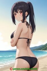 1girls ahq_hentai ai_generated arifureta_shokugyou_de_sekai_saikyou beach bikini female medium_breasts patreon perfect_body sexy stable_diffusion standing yaegashi_shizuku