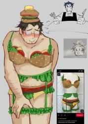 007n7_(forsaken) 1boy burger burger_lingerie chubby_male cosum cosum4xxx forsaken_(roblox) guest_1337_(forsaken) male pinterest roblox roblox_game robloxian self_upload tagme