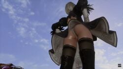 android ass booty eve_(stellar_blade) machine nier:_automata nier_(series) robot stellar_blade yorha_2b_(cosplay)