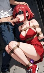 ai_generated bondage bondage bound damsel_in_distress femsub kairi kingdom_hearts kingdom_hearts_ii restrained tied tied_up