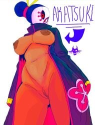 big_breasts brawl_stars coat dplasma female female_only looking_at_viewer pussy signed supercell tara_(brawl_stars) text