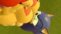 3d 3d_(artwork) ass big_ass big_booty big_breasts big_butt booty breasts catmario157 completely_nude completely_nude_female facesitting female green_hill_zone hand_on_hip kabalmystic_(style) naked naked_female sally_acorn sally_acorn_(kabalmystic) sfm sitting sitting_on_face sitting_on_person sonic_(series) sonic_the_hedgehog sonic_the_hedgehog_(series) source_filmmaker thumbs_up