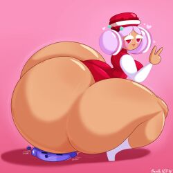 art_trade banillansfw big_ass cookie_run facesitting huge_ass hyper_ass macaron_cookie