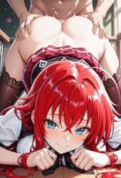 rias gremory from high school dxd by cybern3ko