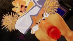 1futa 3d anthro breasts bunny_ears cheerleader furry futanari huge_breasts huge_cock intersex looking_at_viewer lopunny pokemon pokemon_(species) pom_poms sloppydragons smile smiling smiling_at_viewer solo thick_thighs underboob vrchat wide_hips