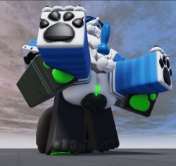 2boys canid canine canine_penis clothed clothing cum cum_in_ass duo fox gay_sex j6developer kitsune knot mammal roblox roblox_avatar