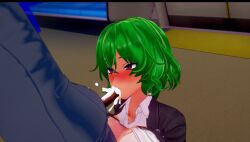 blowjob cum dark-skinned_male reasship tagme touhou yuuka_kazami