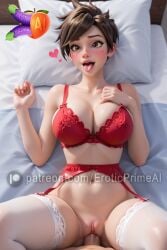 1girls ahe_gao ai_generated big_breasts big_butt big_thighs bikini bikini_bottom bikini_top brown_eyes brown_hair eroticprimeai female lingerie overwatch overwatch_2 patreon_username puffy_pussy red_bikini red_bikini_bottom red_bikini_top short_hair stockings tracer vaginal_insertion vaginal_penetration vaginal_penetration vaginal_sex valentine's_day white_body white_skin