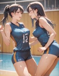 ai_generated female short_shorts shorts tagme volleyball_uniform