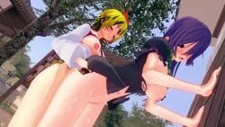 3d futanari hijiri_byakuren reasship sound tagme toramaru_shou touhou video