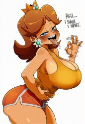 princess daisy from mario (series) by lubbasdump