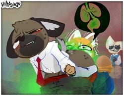 ass_in_face fart fart_fetish farting_in_face farting_on_face fenneko gas gassing haida haida_(aggretsuko) lungs retsuko smelly swamp_ass tagme wattabongo