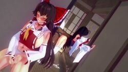 dark_skinned_male masturbation reasship reimu_hakurei sendai_hakurei_no_miko tagme touhou video