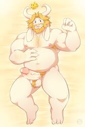 asgore dreemurr from undertale by o-ro