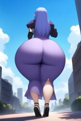 ai_generated elf_ears fat_ass fate/stay_night fate_(series) goldencum34 light_blue_hair long_hair medea_(fate) narrow_waist wide_hips