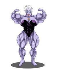 abs biceps breasts disney female looking_at_viewer matl muscles muscular muscular_arms muscular_female muscular_legs muscular_thighs pecs the_little_mermaid ursula_(the_little_mermaid)