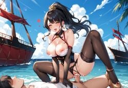 ai_generated big_breasts cpt_camille cumslut exibitionism high_heels horny hot indie_virtual_youtuber ntr pirate streamer virtual_youtuber vtuber