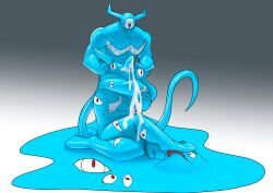 absurd_res bodily_fluids cum generation_6_pokemon generation_8_pokemon genital_fluids goo_creature goop greninja group hi_res humanoid inteleon male male/male muscular muscular_male nintendo pokemon pokemon_(species) slime takeover