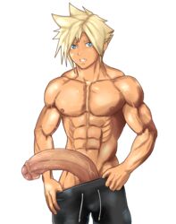 cloud strife from final fantasy by mlm4anemone