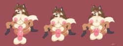 2017 anthro backsack balls bedroom_eyes belly belly_expansion big_breasts big_penis biped black_fur black_lips breasts brown_fur brown_hair canine cassie_(foxydude) cheek_tuft chest_tuft cum cum_from_pussy cum_in_pussy cum_inside cum_splatter dipstick_tail disembodied_penis duo erect_nipples eyewear feet female first_person_view fluffy fluffy_tail fox front_view fur glans glasses gloves_(marking) hair half-closed_eyes huge_breasts huge_cock humanoid_feet humanoid_hands humanoid_penis inflation inner_ear_fluff large_insertion long_hair looking_at_viewer looking_pleasured lying male male_penetrating male_pov mammal markings missionary_position multicolored_fur multicolored_tail navel nipples nude on_back open_mouth orgasm penetration penis pince-nez pink_nipples pink_penis pink_pussy pixel_art plantigrade pussy red_background seductive sequence ses_vanbrubles sex shallow_penetration signature simple_background smile socks_(marking) solo_focus spread_legs spreading stomach_bulge straight tan_balls tan_fur tuft vaginal_penetration vein veiny_penis