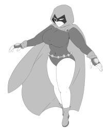 1girls breasts dc dc_comics female hitama raven_(dc) superhero textless thighs