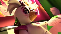 glamrock chica (fnaf) from five nights at freddy's by ashleyorange