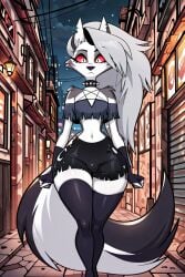 femboy loona from helluva boss by randomaifun