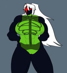 1girls 1x1x1x1 1x1x1x1_(forsaken) areolae betrayed_1x1x1x1 big_breasts breasts buff female forsaken_(roblox) krboxg55 long_hair muscular muscular_female nipples pussy roblox roblox_game robloxian rule_63 self_upload tagme thighs transparent_body visible_skeleton white_hair