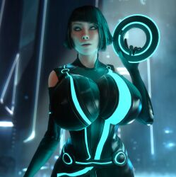 olivia wilde from tron by vaako