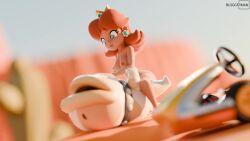 3d animated bloggerman crown interspecies mario_kart nintendo no_sound princess_daisy sex super_mario_bros. tagme video video_games zoophilia zoophilia