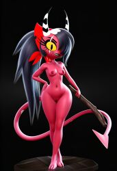 3d 3d_(artwork) ai ai_art ai_generated helluva_boss novelai sallie_may_(helluva_boss)