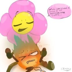 1boy 1boy1girl 1girl battle_for_bfb battle_for_bfdi battle_for_dream_island battle_for_dream_island_again bfb bfdi bfdia closed_eyes cuntboy eyes_closed female firey_(bfdi) flower_(bfdi) intersex intersex/female jacknjellify male object_show object_show_community object_shows one_eye_closed osc paintxx português portuguese portuguese_dialogue portuguese_text pussy speech_bubble text text_bubble vibrator vibrator_in_pussy