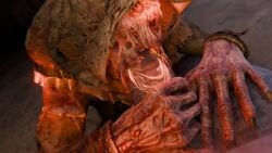 3d 3d_model blowjob dbd dead_by_daylight gay gay_blowjob handjob handjob_while_sucking male male/male monster nateswashorny non-human oral orange_eyes orange_saliva saliva saliva_on_penis salivating sucking sucking_penis tagme talbot_grimes teratophilia the_blight