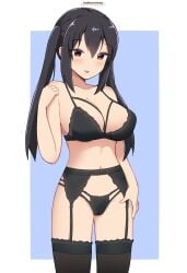 1girls 2d 2d_(artwork) 2d_artwork alternate_body_type alternate_breast_size alternate_breast_size_(larger) alternate_version alternate_version_at_source alternate_version_available alternative_breast_size alternative_version alternative_version_available background bare_arms bare_chest bare_hands bare_midriff bare_shoulders bare_skin belly belly_button big_boobs big_breasts black-haired_female black_bra black_eyebrows black_garter_belt black_garter_straps black_hair black_legwear black_lingerie black_panties black_stockings black_thigh_highs black_thighhighs black_underwear blue_background bra breasts brown-eyed_female brown_eyes busty busty_female busty_girl busty_teen busty_teenager character_request cleavage collarbone curvaceous curvaceous_body curvaceous_female curvaceous_figure curvaceous_hips curvy curvy_body curvy_female curvy_figure curvy_hips dark_hair digital digital_art digital_drawing digital_drawing_(artwork) digital_media digital_media_(artwork) drawing elbows exposed exposed_arms exposed_chest exposed_midriff exposed_shoulders exposed_skin eyebrows_visible_through_hair female female_focus female_only fingers garter_belt garter_straps glossy_hair groin hair_between_eyes half_naked half_nude has_decensored_version has_uncensored_version inframammary_fold inguinal_crease inguinal_ligament k-on! lace-trimmed_bra lace-trimmed_legwear lace-trimmed_panties lace-trimmed_stockings lace-trimmed_thigh_highs lace-trimmed_thighhighs lace-trimmed_underwear large_boobs large_breasts lean_figure legwear lingerie lingerie_bra lingerie_only lingerie_panties long_hair looking_at_viewer maikurorensu matching_underwear midriff monotone_background more_at_source naked naked_female naked_woman narrow_waist navel nsfw_version_available nude nude_female nude_version_available nudity one_color_background open_mouth open_mouth_smile panties parted_bangs parted_lips partially_undressed plain_background portrait posing posing_for_the_viewer posing_naked posing_nude semi_nude sfw_version shiny_hair shiny_skin shoulders sidelocks slender_body slender_waist slim_female slim_waist smile smiley_face smiling smiling_at_viewer solid_color_background solo standing stockings teen_girl teenage_female teenage_girl teenage_tits teenager thigh_gap thigh_highs thighhighs thighs tied_hair tongue twintails twintails_(hairstyle) uncensored_version_at_source uncensored_version_available underwear underwear_only upper_body wide_hips young_female young_woman